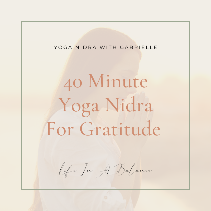 Yoga Nidra for Feeling Gratitude